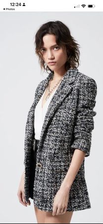 The Kooples Paris Tweed Blazer Grösse 34