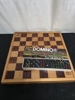 Brettspiel Muehle Domino Holz Doppel 