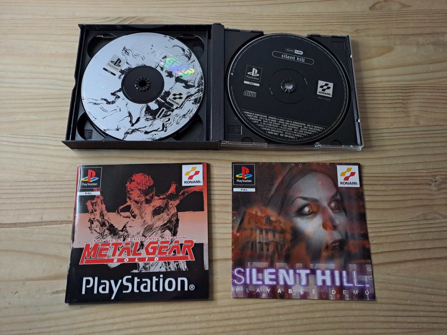 Metal Gear Solid 1 - English - incl. Silent Hill Demo CD PS1 (Gebraucht ...