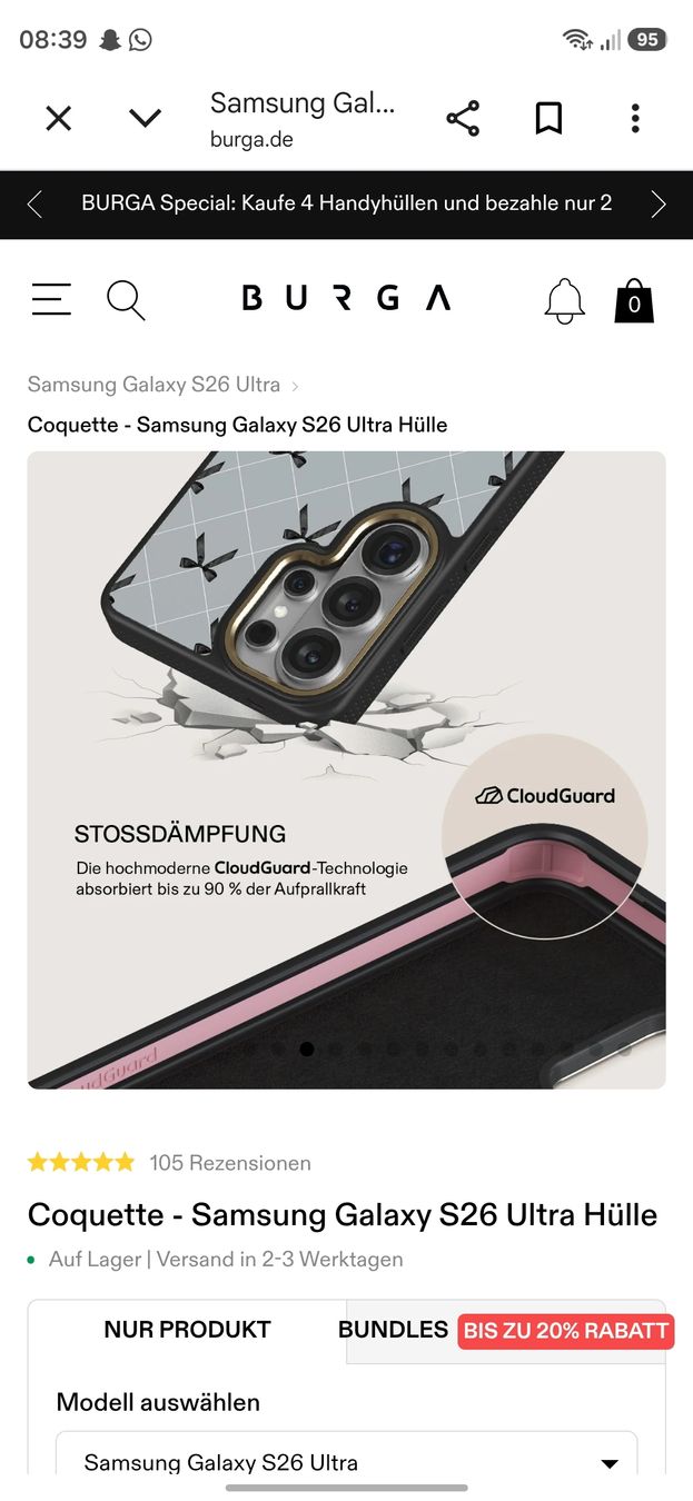 Samsung Handys / Smartphones: Burga Handy Hülle – Neu und originalverpackt aus Unterägeri von mbr_p58w 5