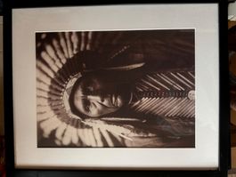 3 Bilder „Häuptlinge“, gerahmt