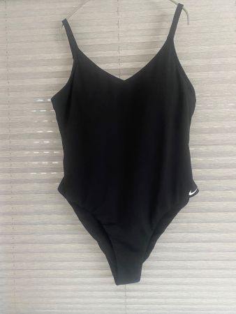 Maillot bain confortable Nike une pièce noir, taille XL