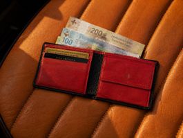 Vintage Leder-Portemonnaie – Spain 🇪🇸 Schönes Vintage