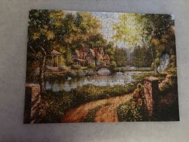 Puzzle Cottage by the river 500 Teile