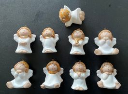 Engel. 9 kleine Figuren, 4.5 bis 6 cm