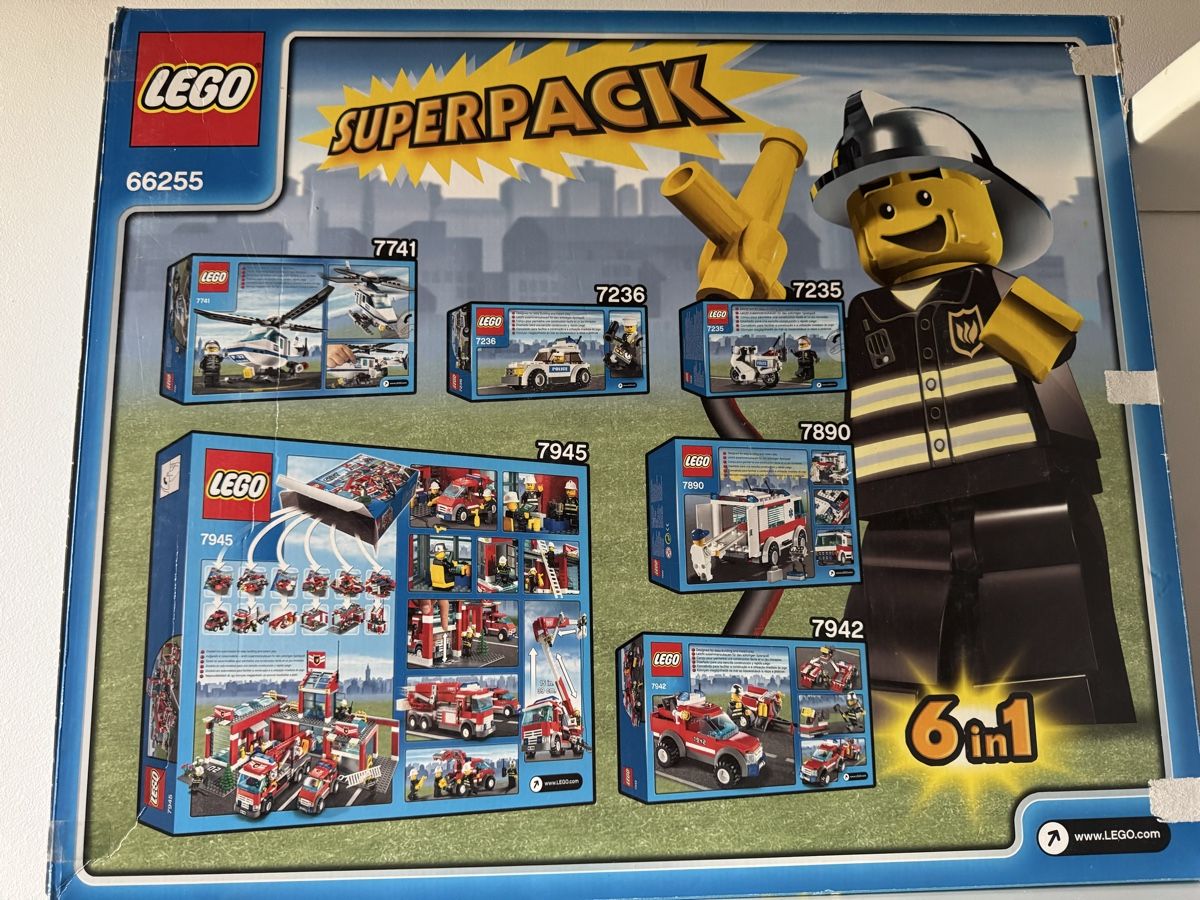 Lego Kit di costruzioni: Lego City - Super Pack 6 in 1 Firefighter Bundle 6625 – Usato da Comano venduto da alice_x26x 1