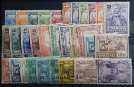 Portugal Kat. 316-346 * 1924 Kat. 55 Euro