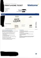 2x Alice Cooper Tickets – The Hall Dübendorf – 07.07.2026