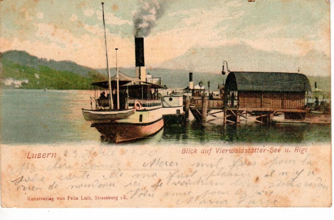 Ansichtskarten: Luzern 1900 – Gebraucht aus Wolhusen von Curver9