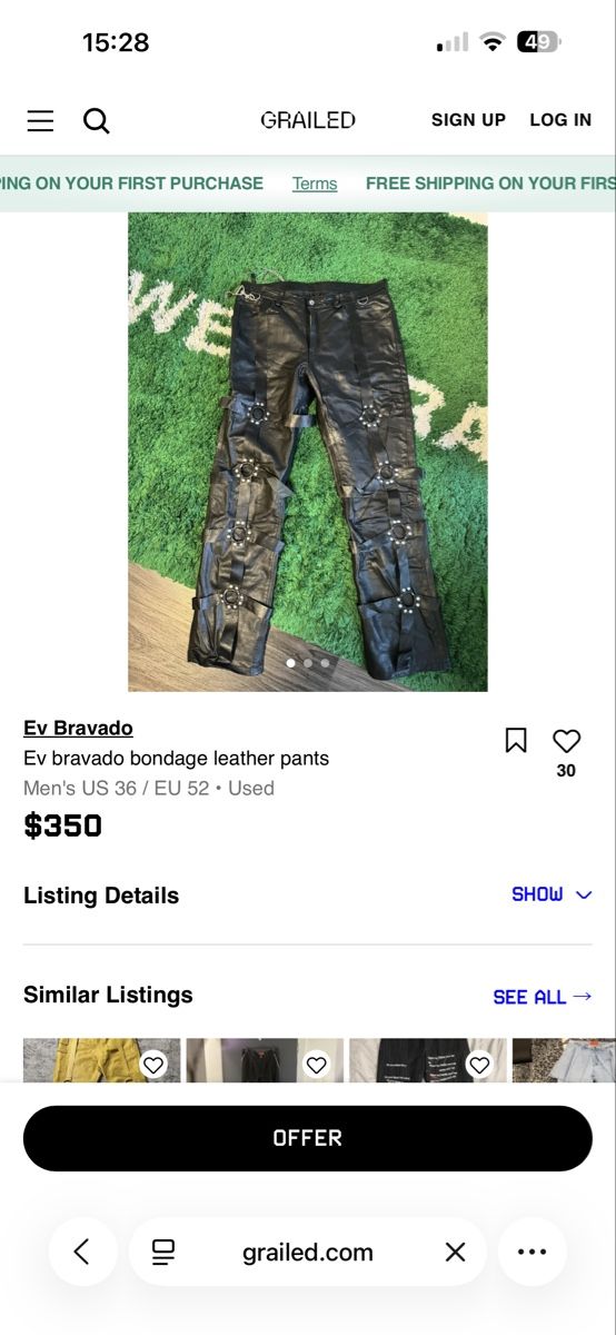 Pantalons: EV bravado leather bondage pants – D'occasion à Adligenswil par bac_8v5s 2