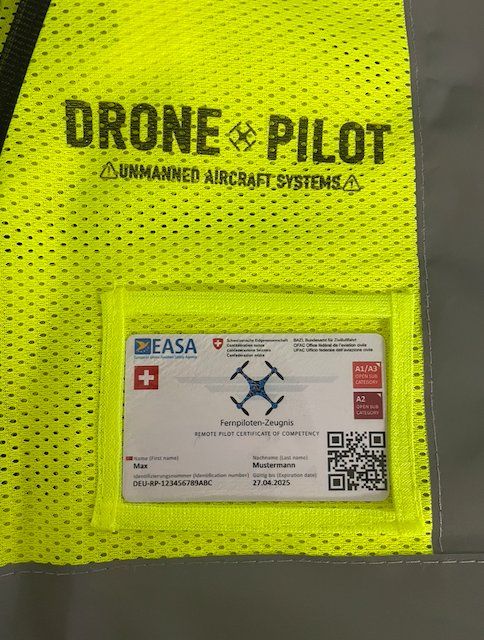 Drone Pilot Signalweste/Warnweste für Drohnen Piloten