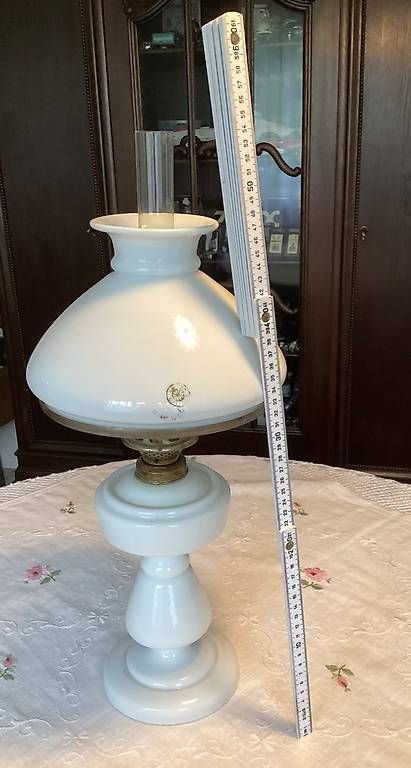 Lampade: Petroleum Lampe weiss – Usato da Eggersriet venduto da Menara