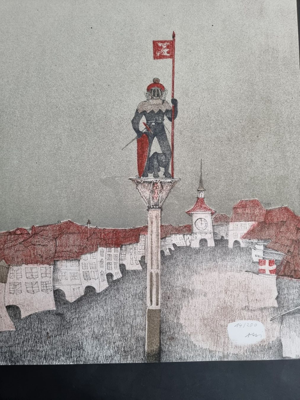 Grafica & Litografie: OSSI CZINNER LITHOGRAPHIE SIGNIERT NUMMERIERT – Usato da Gersau venduto da grafik-kunst 3