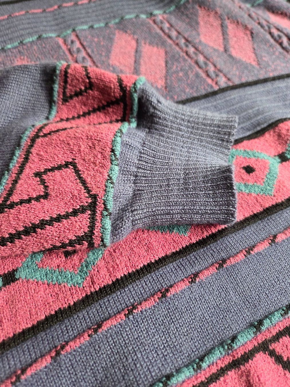 Maglioni & Felpe: Vintage Heim Ambrosius Musterstrickpullover 80er - 54 – Usato da Bern venduto da SecondSpirit 3