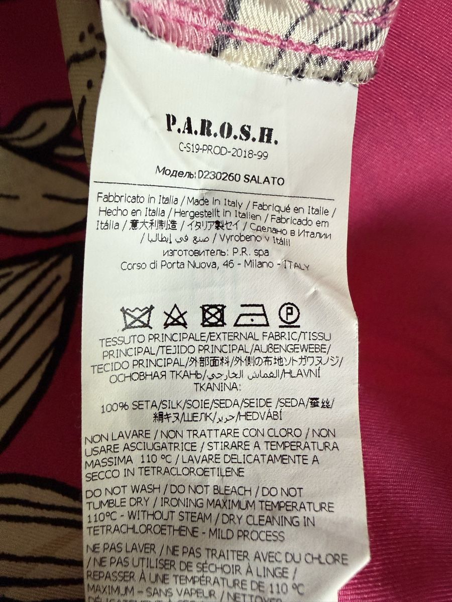 Pantaloni: PAROSH Silk Floral Pants, Size S  – Usato da Zürich venduto da ifi_zp8b 4