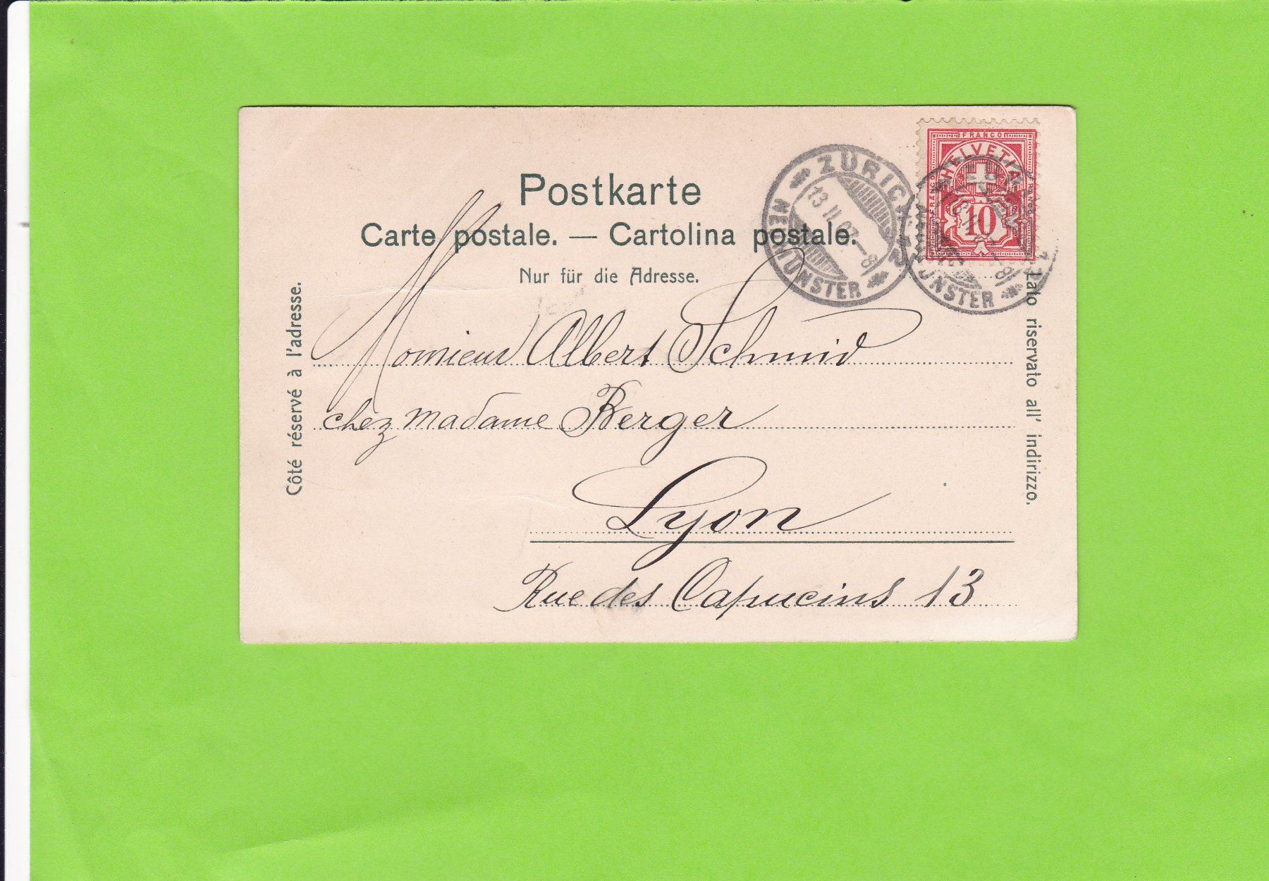 Cartoline postali: Gruss aus ARBON – Usato da St. Peterzell venduto da neckertal 1