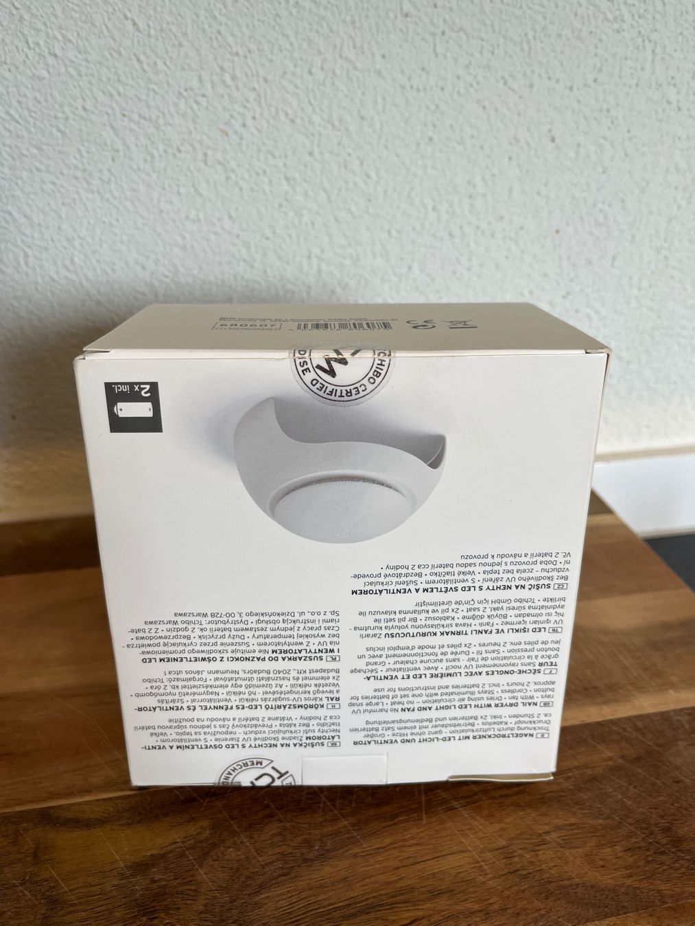 Unghie finte: Nageltrockner mit LED-Licht und Ventilator "Tschibo" NEU – Nuovo e nell'imballaggio originale da Zürich venduto da Ember2Inferno 4