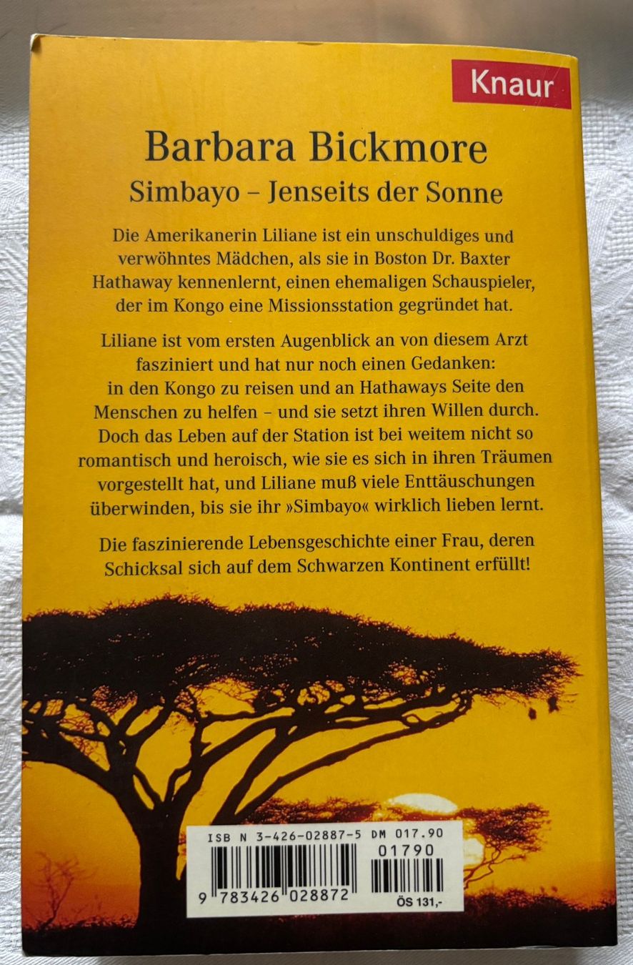 Libri: Simbayo - Jenseits der Sonne – Usato da Interlaken venduto da Poeschtli 1