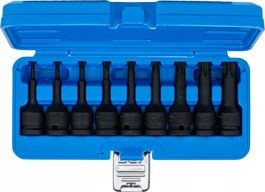 Kraft-Bit-Einsatz-Satz, Lang, (1/2) für Torx,T20-T70,  9-tlg