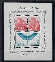 1938 Aarau Block postfrisch**  14915