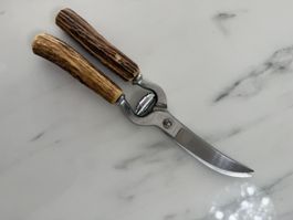 Ciseaux Wingen Solingen / Geflügelschere Hirschhorn