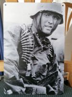 Deutscher MG Soldat im Kampf, ein episches, berümtes Bild