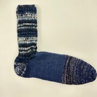 Handgestrickte Wollsocken : 42/43