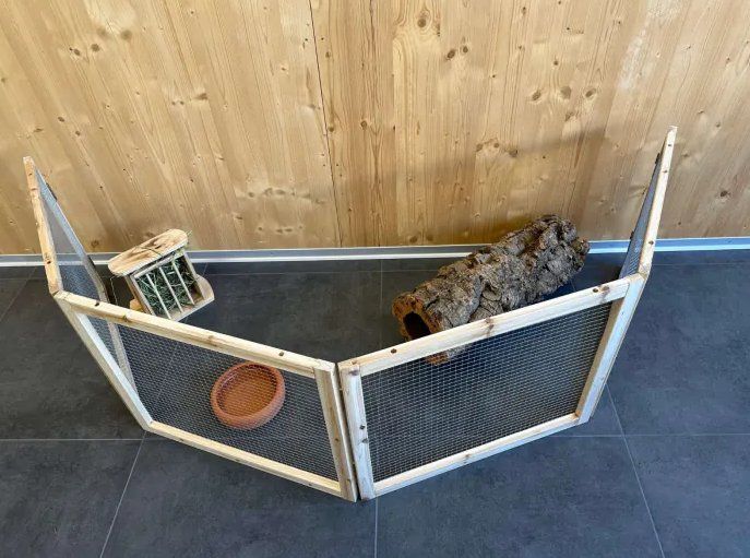 Indoor-Freilaufgehege für Kleintiere (8 Elemente) 6
