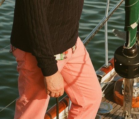 J. Press USA 🇺🇸 RED WASHED CANVAS PANT, RL Stile