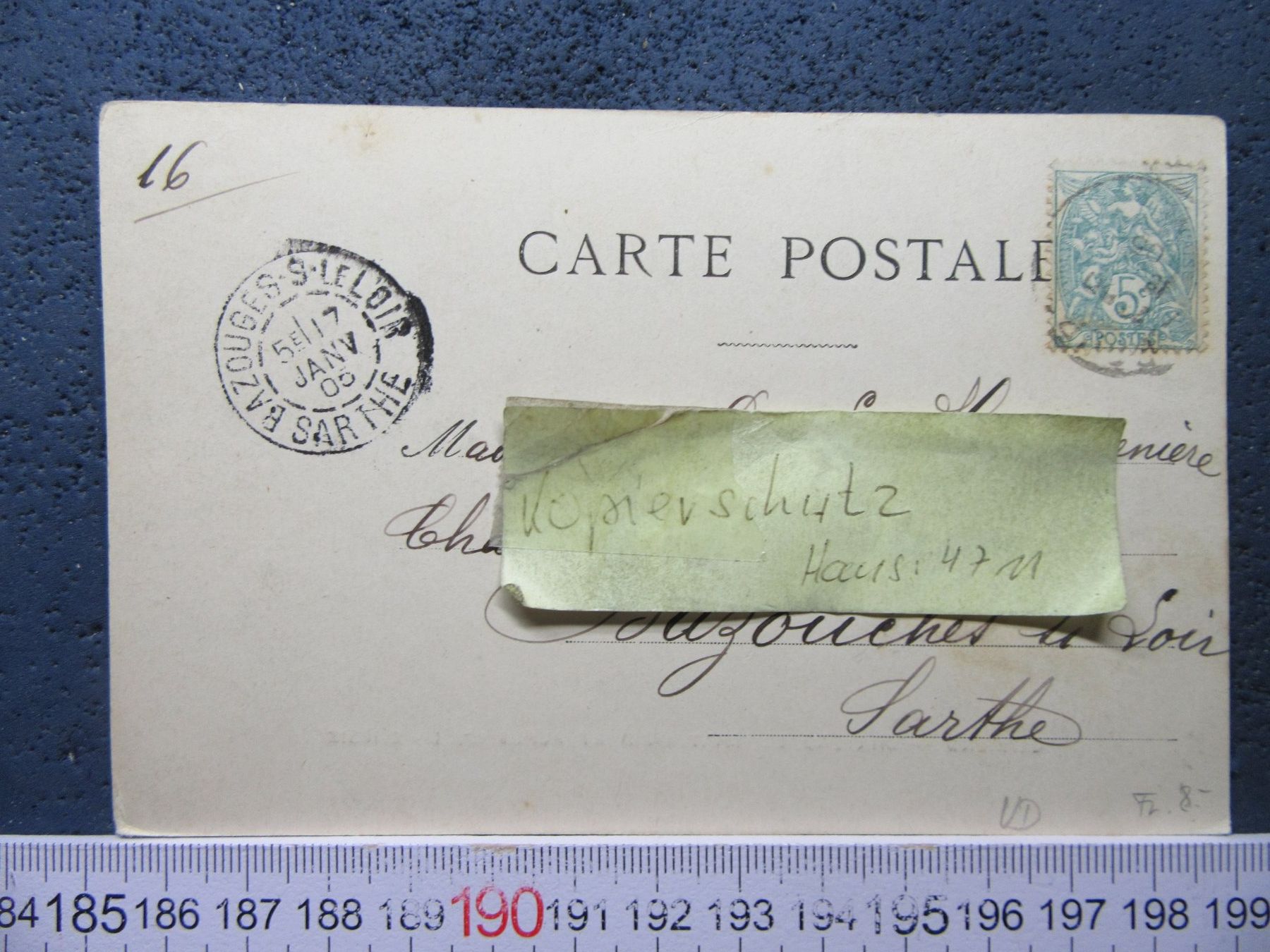 Cartoline postali: CLARENS 1905 VD AK CHATEAU DU CHATELARD – Usato da Ettingen venduto da Hausi4711 1