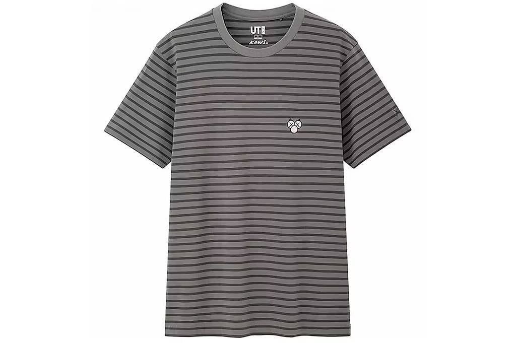 Uniqlo T-shirt: KAWS x Uniqlo BFF Striped Tee – Usato da Winznau venduto da nici_minotti