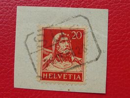 1926, sauberer Bahnpost-Stempel von SÜS (GR)