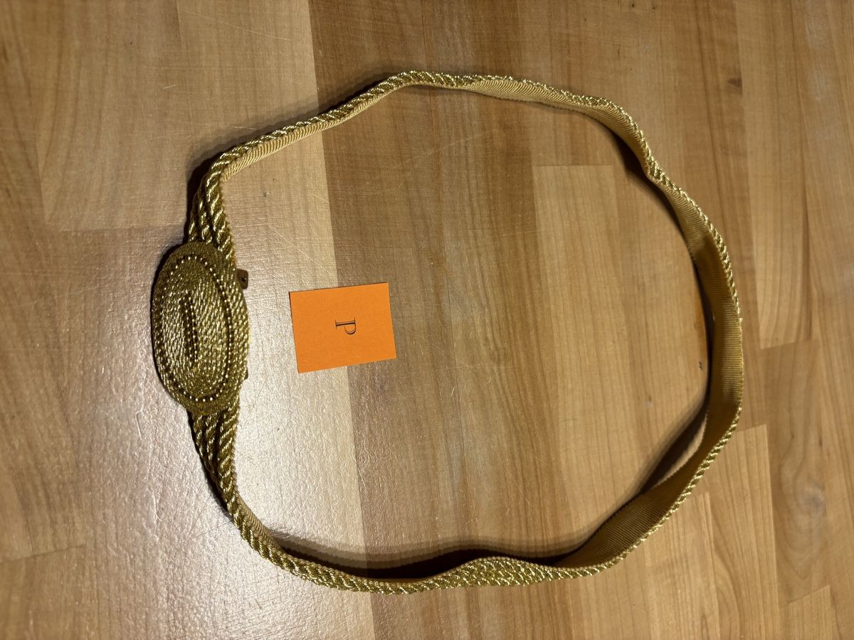 Gürtel: Talliengurt Gold farbig / 70 cm – Gebraucht aus Rümlang von euqinom16