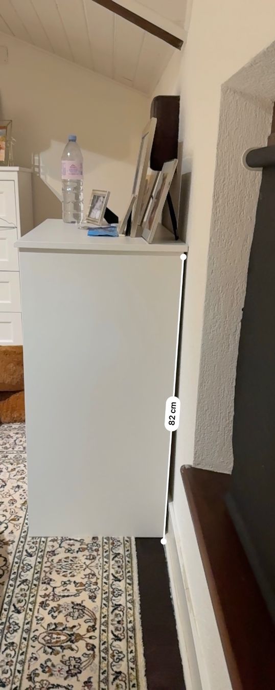 Ikea Cassettiere: Commode blanche 4 tiroirs — style moderne – Usato da Anières venduto da sg_025 4