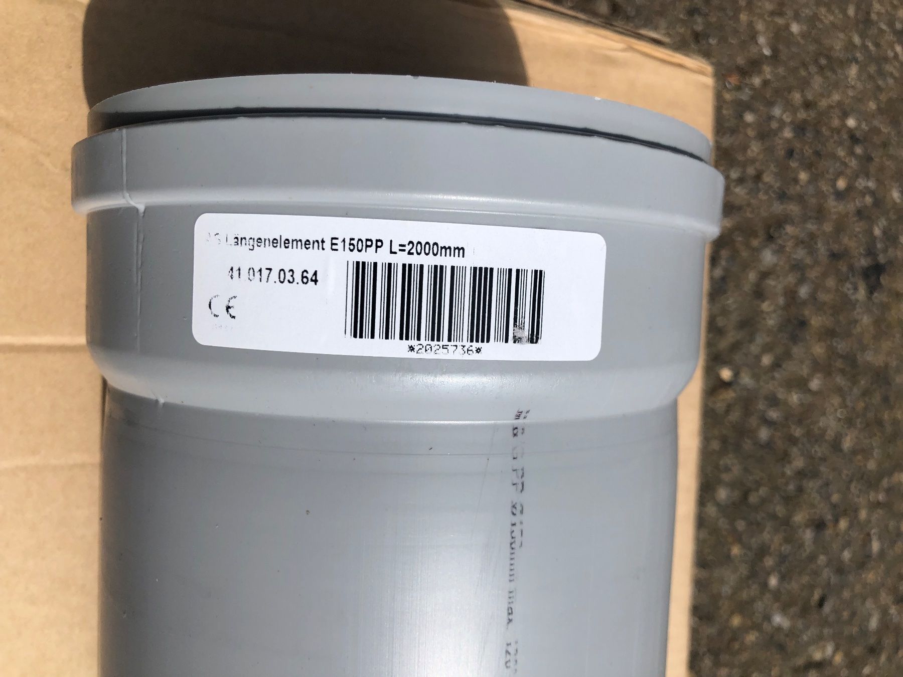 Cheminée: Abgasrohr Hoval E150PP L=2000mm Neu! – Neu und originalverpackt aus Widen von Paperboy2 1