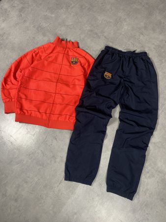 Nike Vintage Nike Fc Barcelona Tracksuit Blue