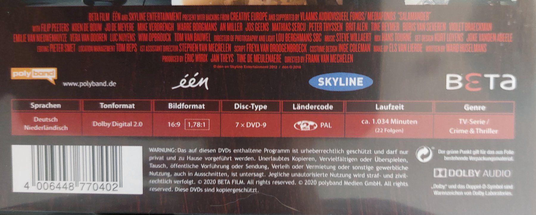 Tutti i DVDs: SALAMANDER- Staffel 1+2 – Usato da Mönchaltorf venduto da nomchat 2