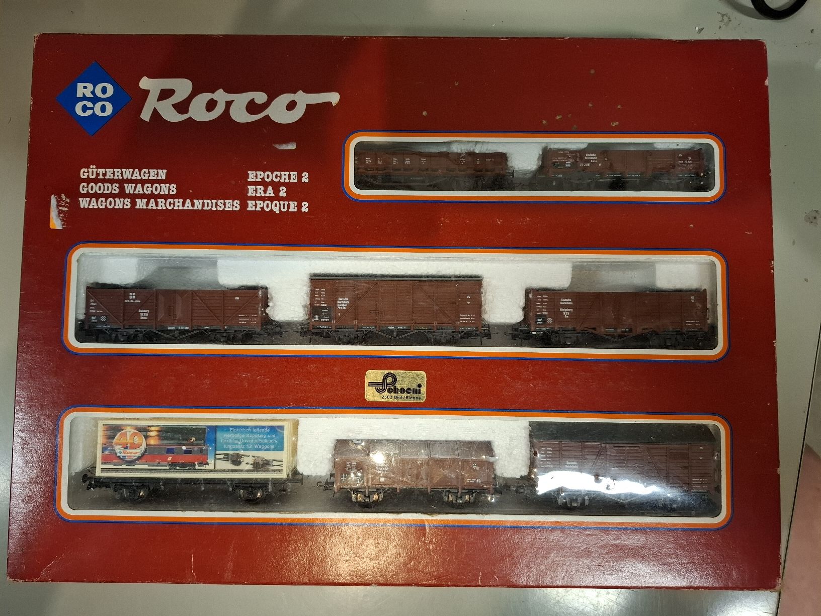 Roco Trains électriques: Roco H0 Güterwagenset – D'occasion à Schwanden-Brienz par Burgiba3000 1