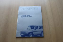 Mercedes G-Modell Interne Prospekte 463 Serie - 7/1983 FR