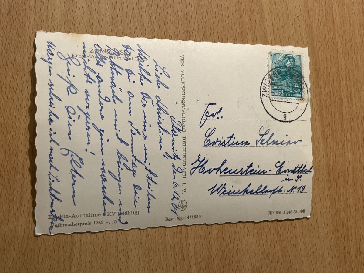 Cartoline postali: Alte Ansichtskarte mit Kirche, gebraucht, Rarität! – Usato da Hinwil venduto da Chuan2 1