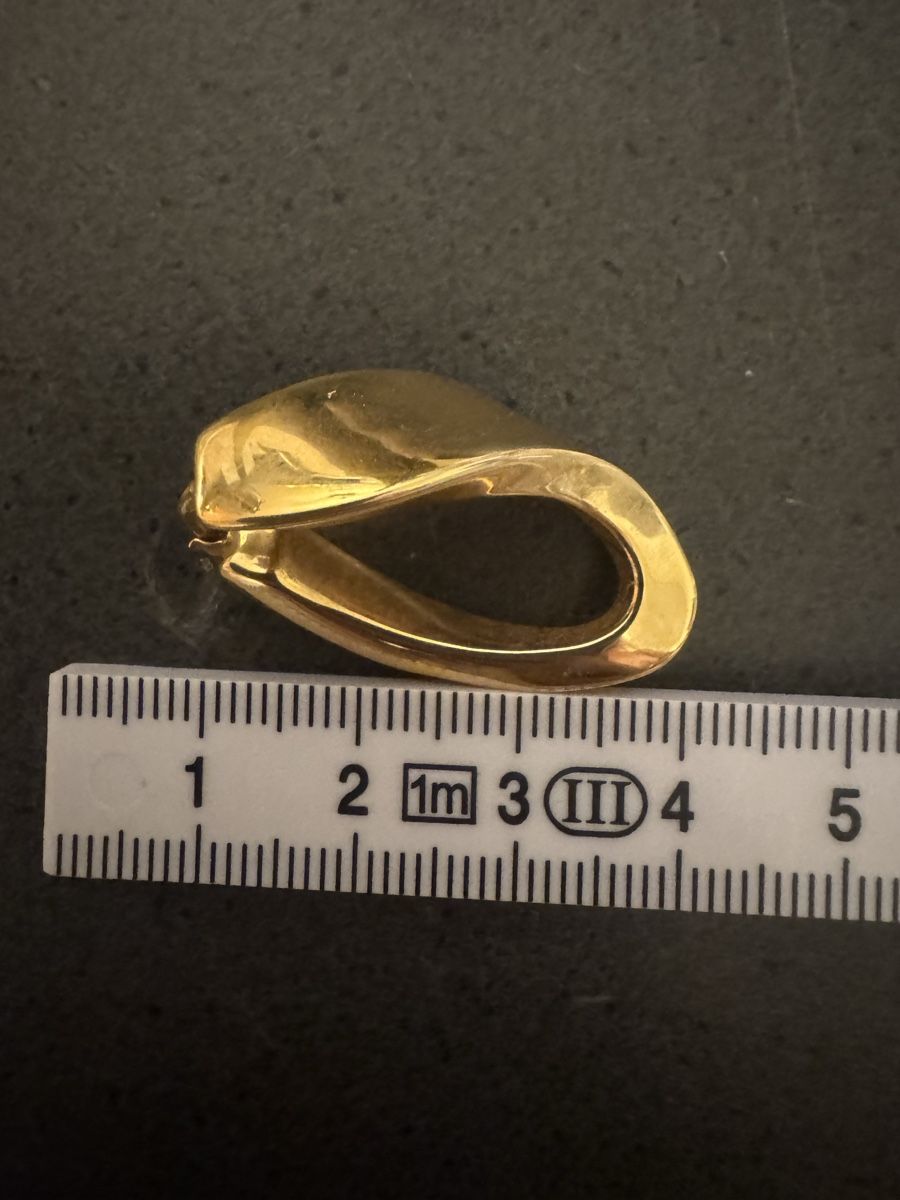 Ohrringe & -stecker: Boucles d'oreilles or jaune 3.5 cm – Gebraucht aus Plan-les-Ouates von plo_2k5y 1