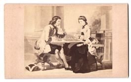 Fotografie Szene eines Schachspiels nach