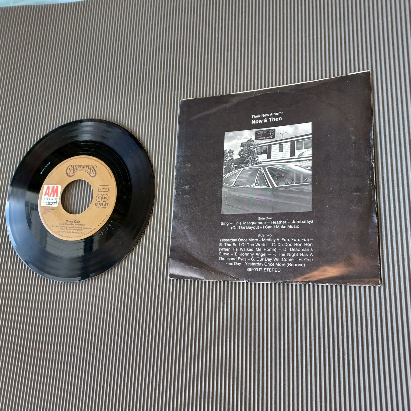 Schallplatten: CARPENTERS. Platte. Road Ode. Yesterday Once More. – Gebraucht aus Zürich von Bellabo 4
