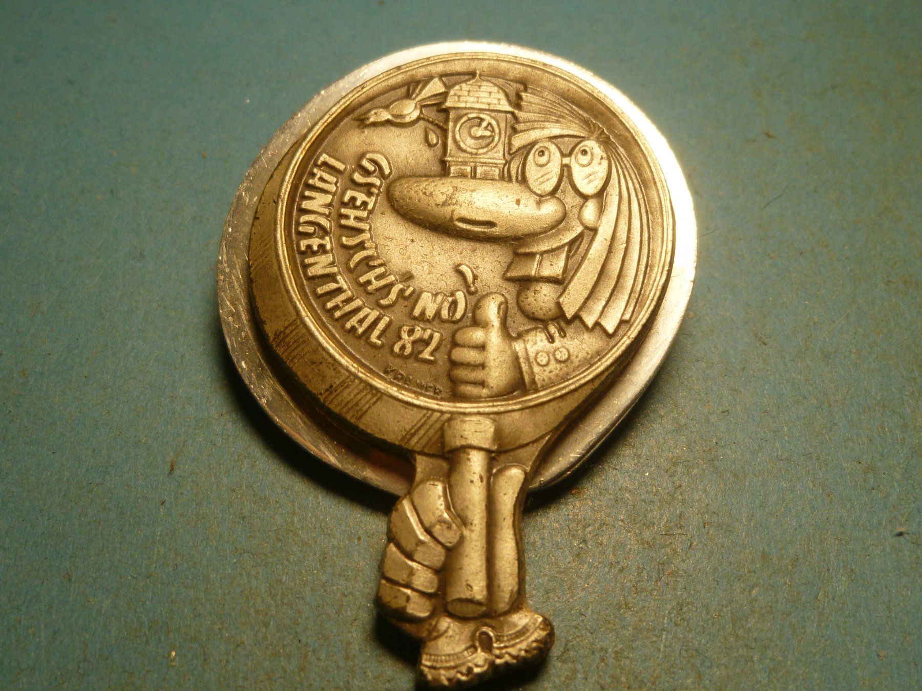 Placchette & Badge: LANGENTHAL 1982 SILBER – Usato da Ried (Muotathal) venduto da Mandarin02