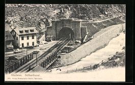 Göschenen, Blick auf den Gotthardtunnel