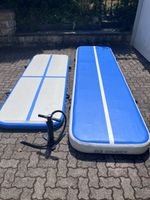 Airtrack Gymmatten 2 Stk. mit Pumpe guter Zustand
