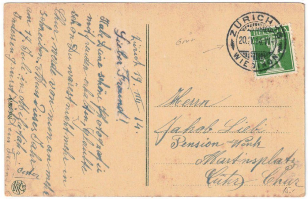 Cartoline postali: Zürich - Dolder mit Standseilbahn – Usato da Binningen venduto da Mountainrider 1