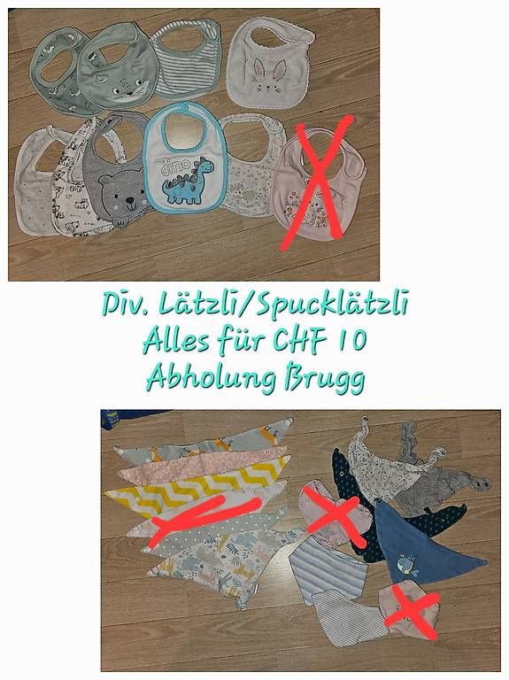 Baby-Mahlzeiten: Spucklätzli – Gebraucht aus Brugg AG von man_cx5c