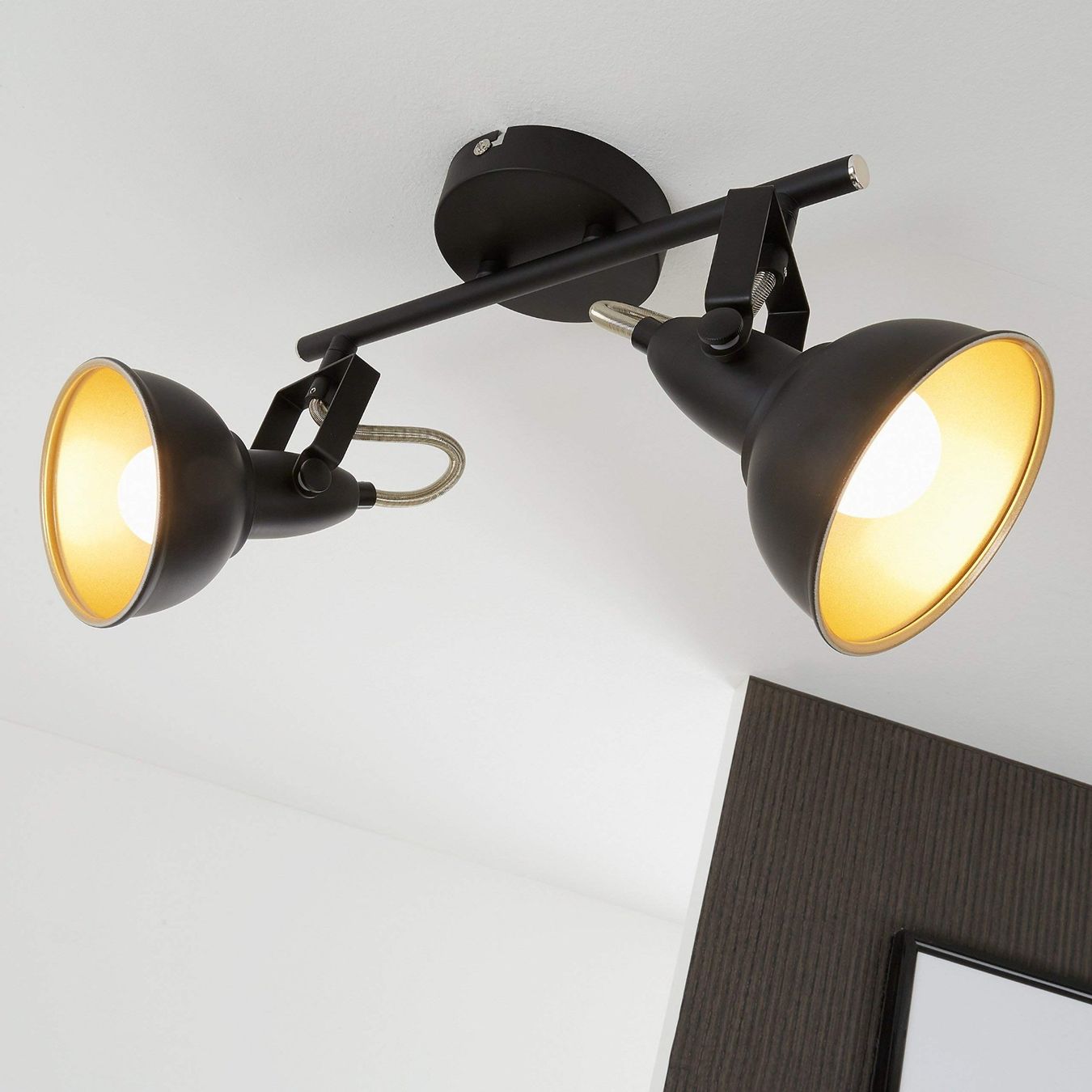 Lustres & lampes de plafonds: Deckenstrahler Deckenspots Deckenlampe 2 flammig E14 drehbar – Neuf avec emballage d'origine à Zürich par NovaDen 2