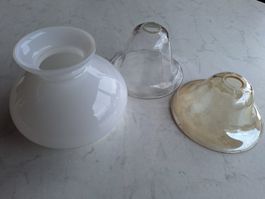 3 STK DIVERSE LAMPENGLÄSER LAMPENSCHIRM